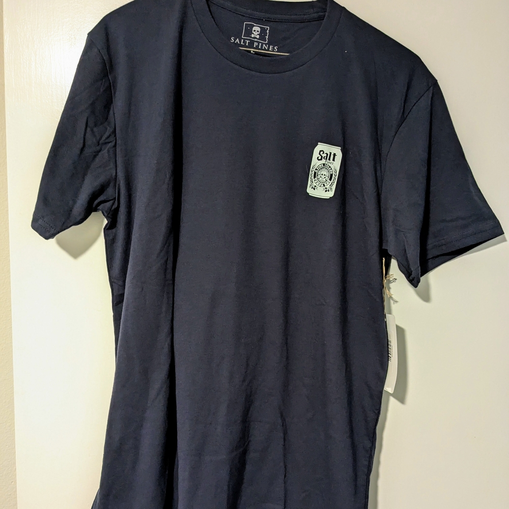 Blue Short Sleeve Tee with Graphic